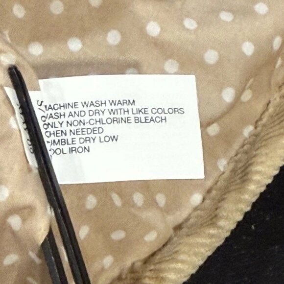 Kids Gap Quilted Jacket Youth Girls XL Corduroy Collar Tan Preppy Equestrian - Picture 7 of 10